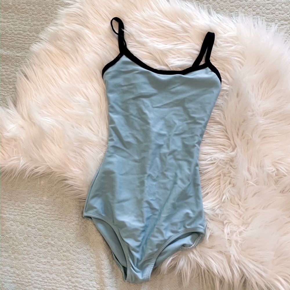 Blue leotard